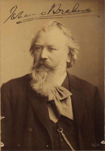 Johannes Brahms, 1889 (image)