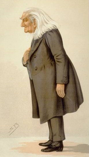 Franz Liszt caricature in Vanity Fair, 1856