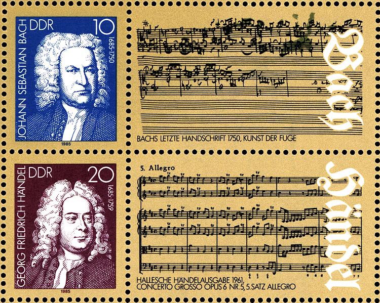 Bach, Handel - GDR, 1985 (image)