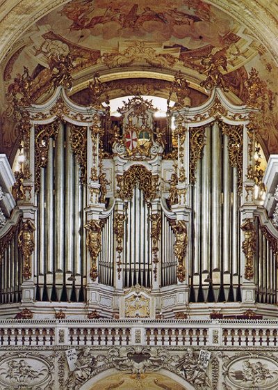 Bruckner's favorite organ in Saint Florian Abbey (image)