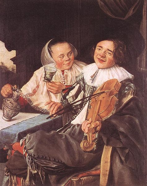 Carousing Couple (by Judith Leyster) (image)