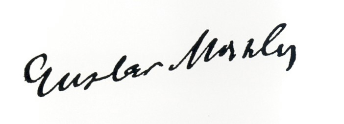 Gustav Mahler's signature (image)